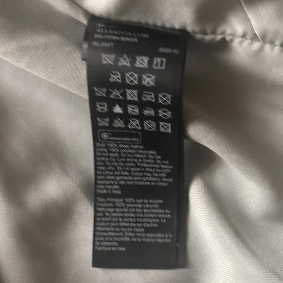 All Saints Balfern Biker Leather Jacket (Size 6) NWT - Picture 7 of 16